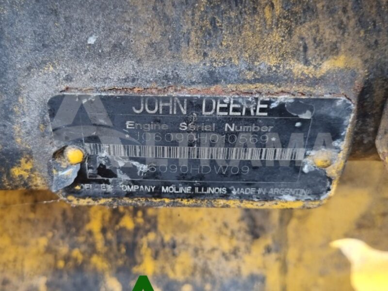 Motor John Deere Modelo 6090 para Pá Carregadeira John Deere Modelo 724k ano 2015