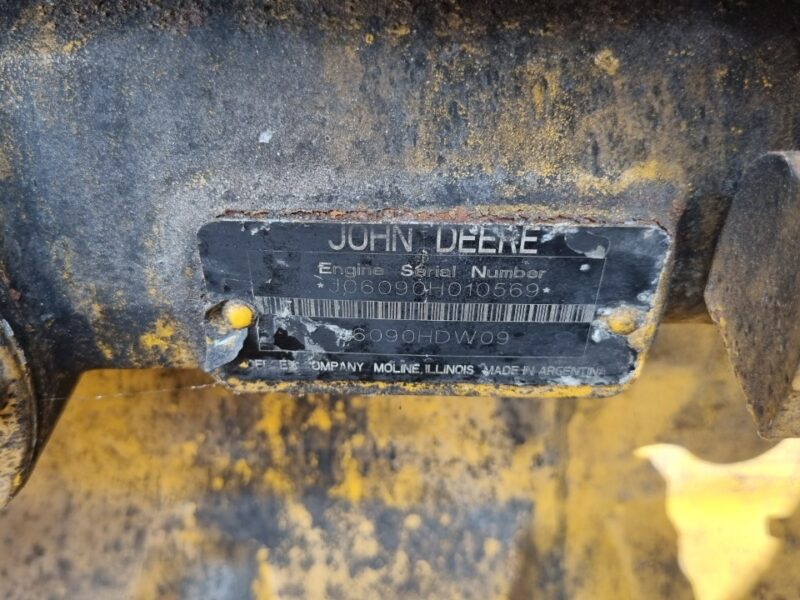 Motor John Deere Modelo 6090 para Pá Carregadeira John Deere Modelo 724k ano 2015